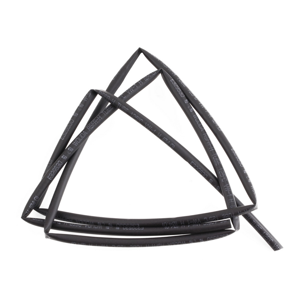 Zoom sur la flexibilité et la résistance du tube thermorétractable 4mm noir